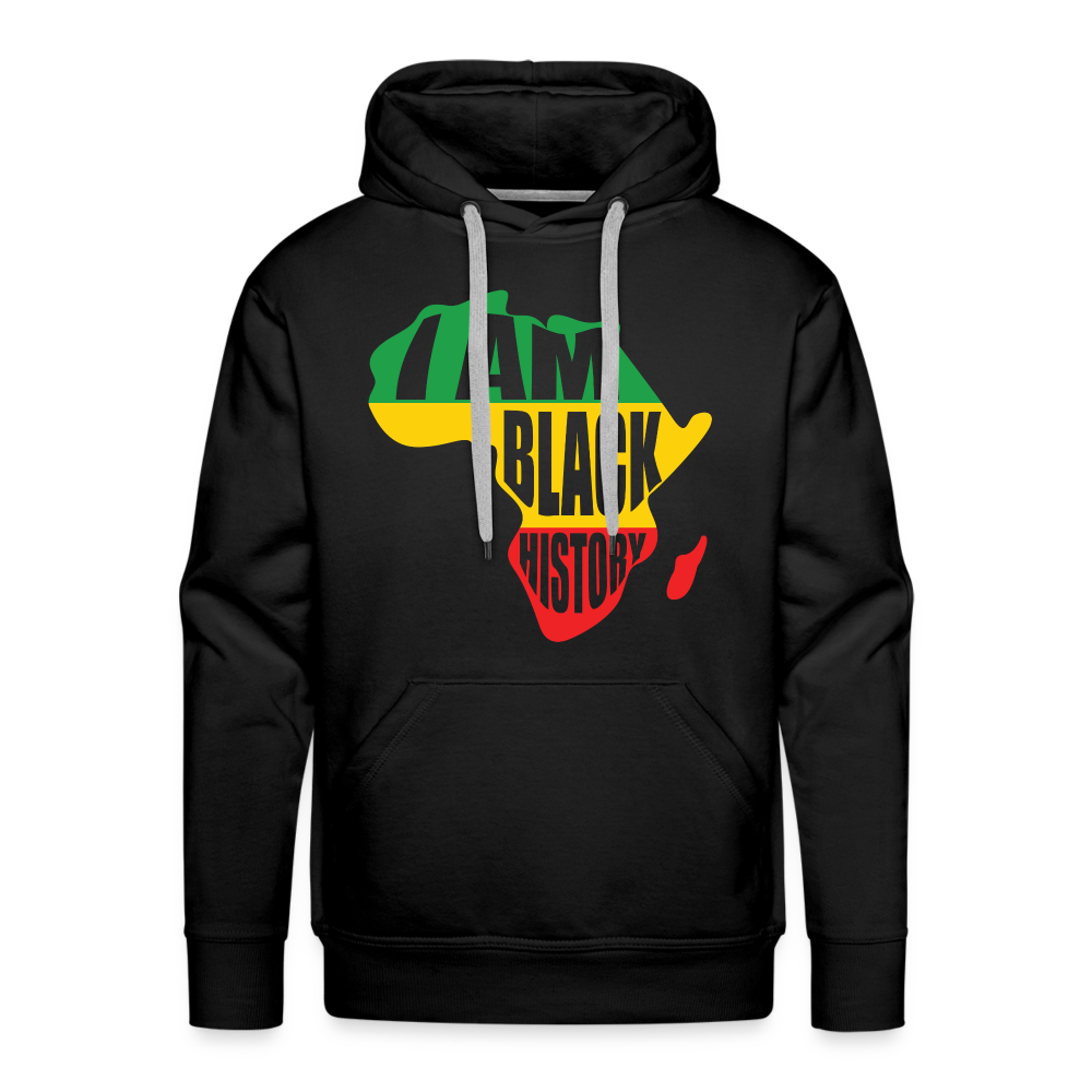 I Am Black History (color) - Men’s Premium Hoodie - black