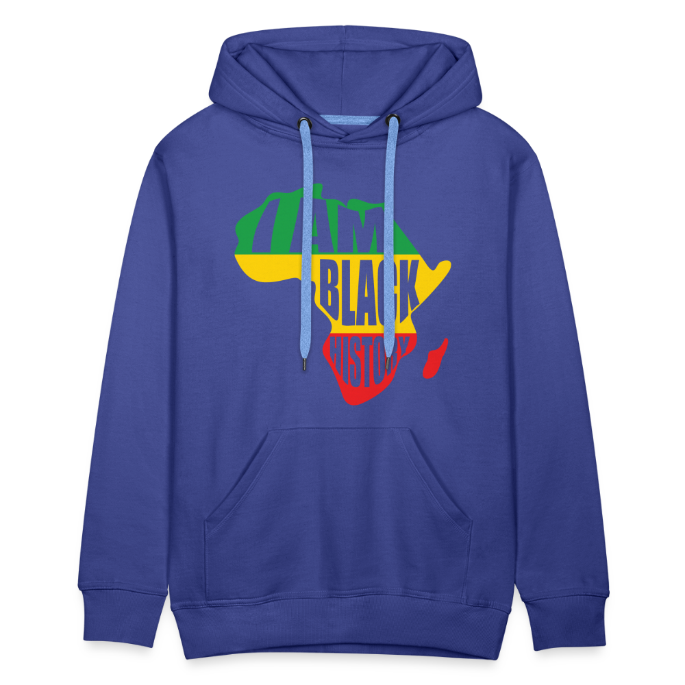 I Am Black History (color) - Men’s Premium Hoodie - royal blue