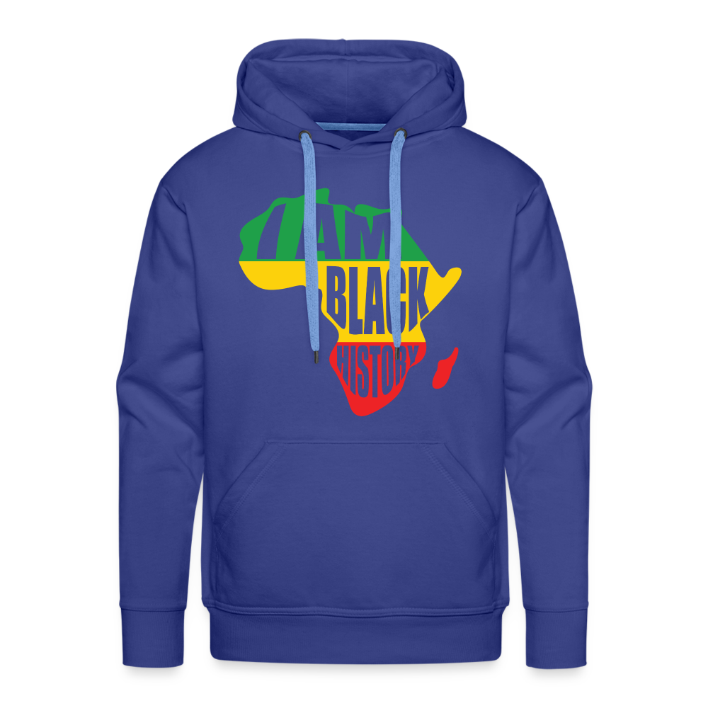 I Am Black History (color) - Men’s Premium Hoodie - royal blue
