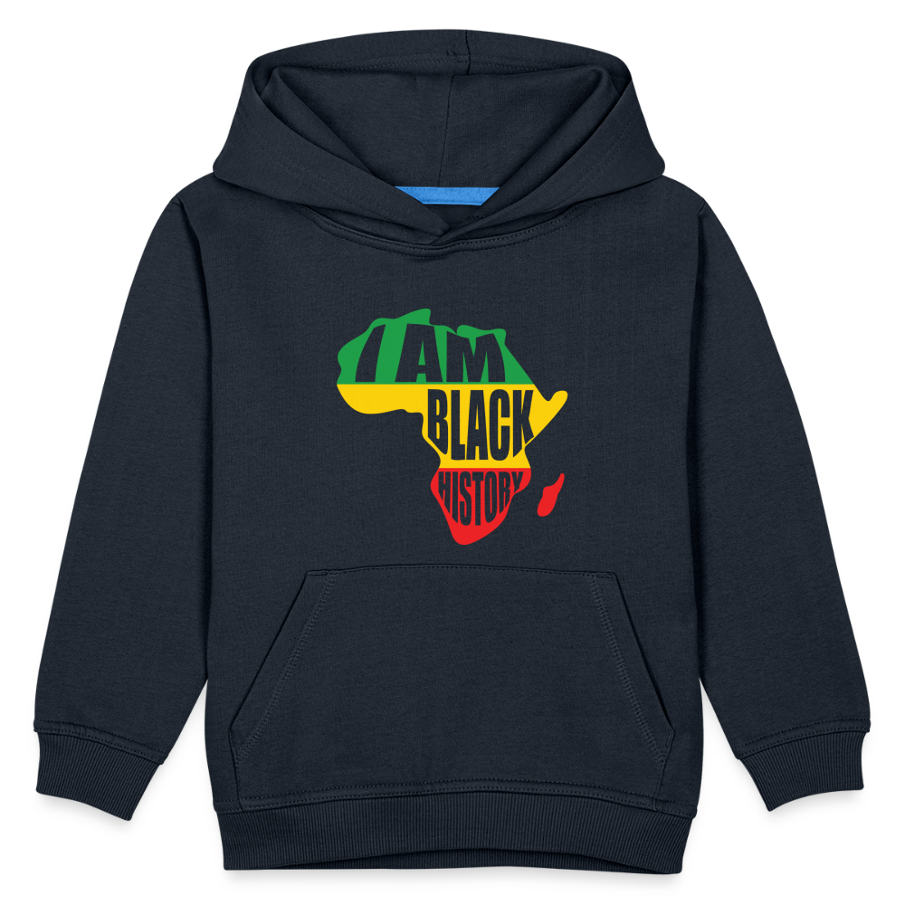 I Am Black History (color) - Kids‘ Premium Hoodie - navy