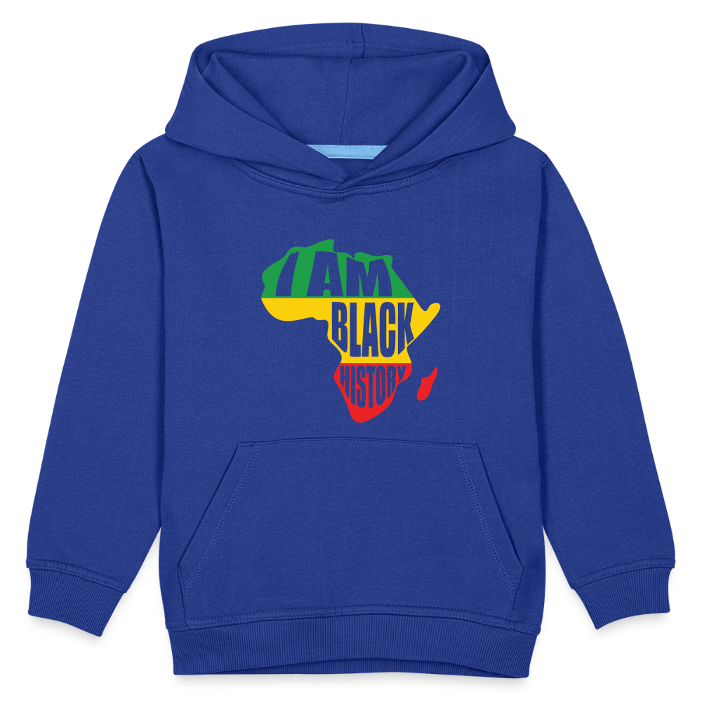 I Am Black History (color) - Kids‘ Premium Hoodie - royal blue