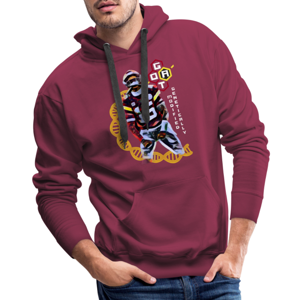 Football GOAT - Men’s Premium Hoodie - burgundy