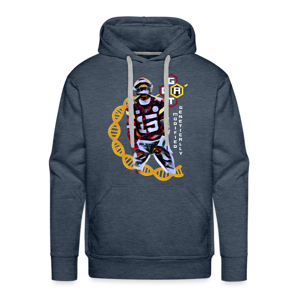 Football GOAT - Men’s Premium Hoodie - heather denim