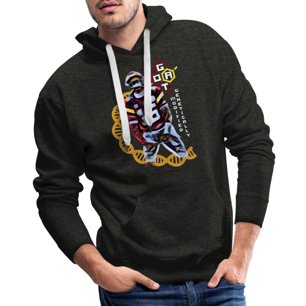 Football GOAT - Men’s Premium Hoodie - charcoal grey