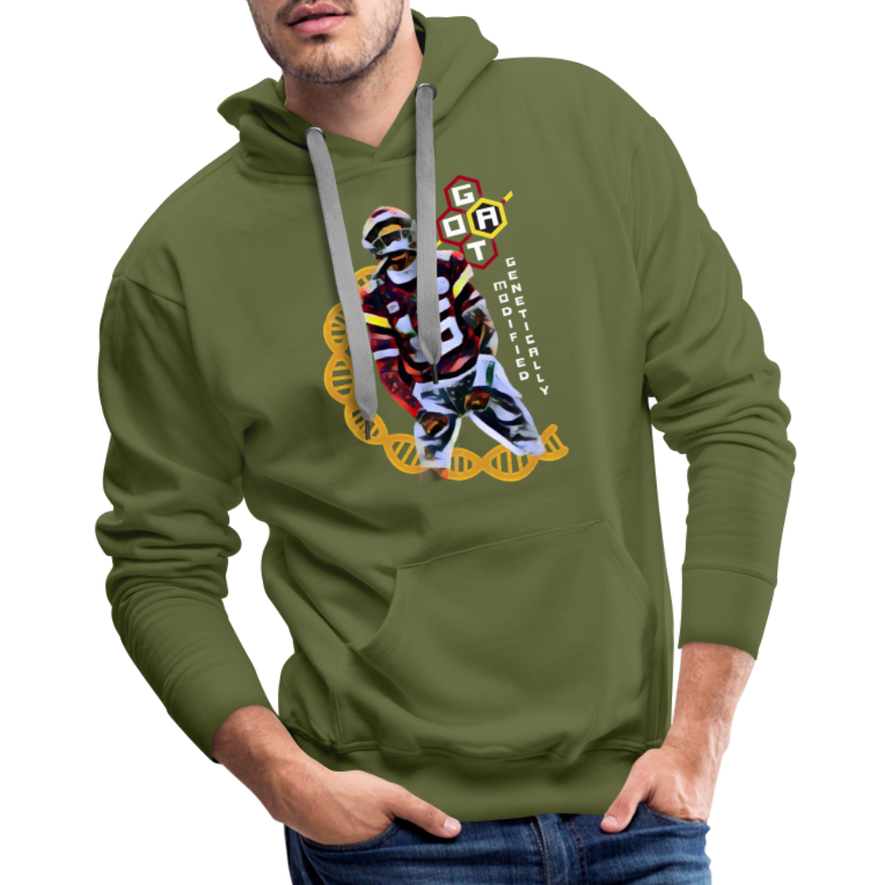 Football GOAT - Men’s Premium Hoodie - olive green