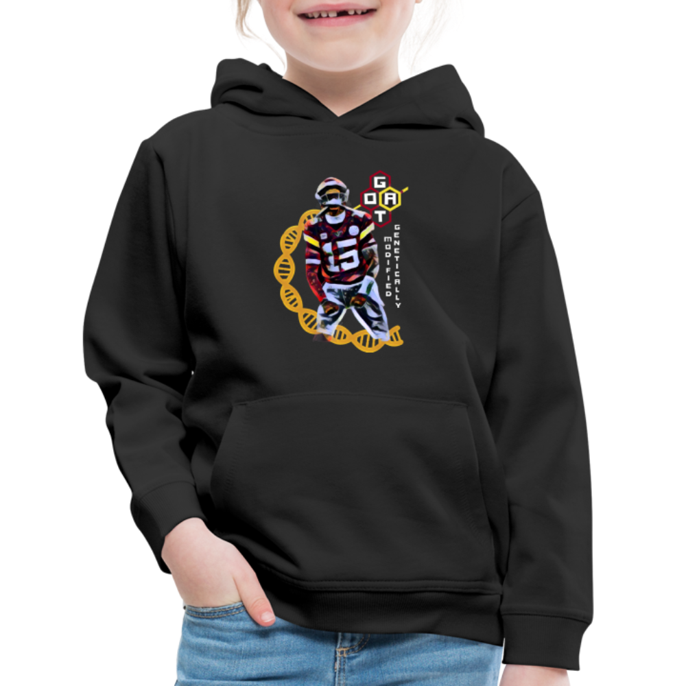 Football GOAT - Kids‘ Premium Hoodie - black