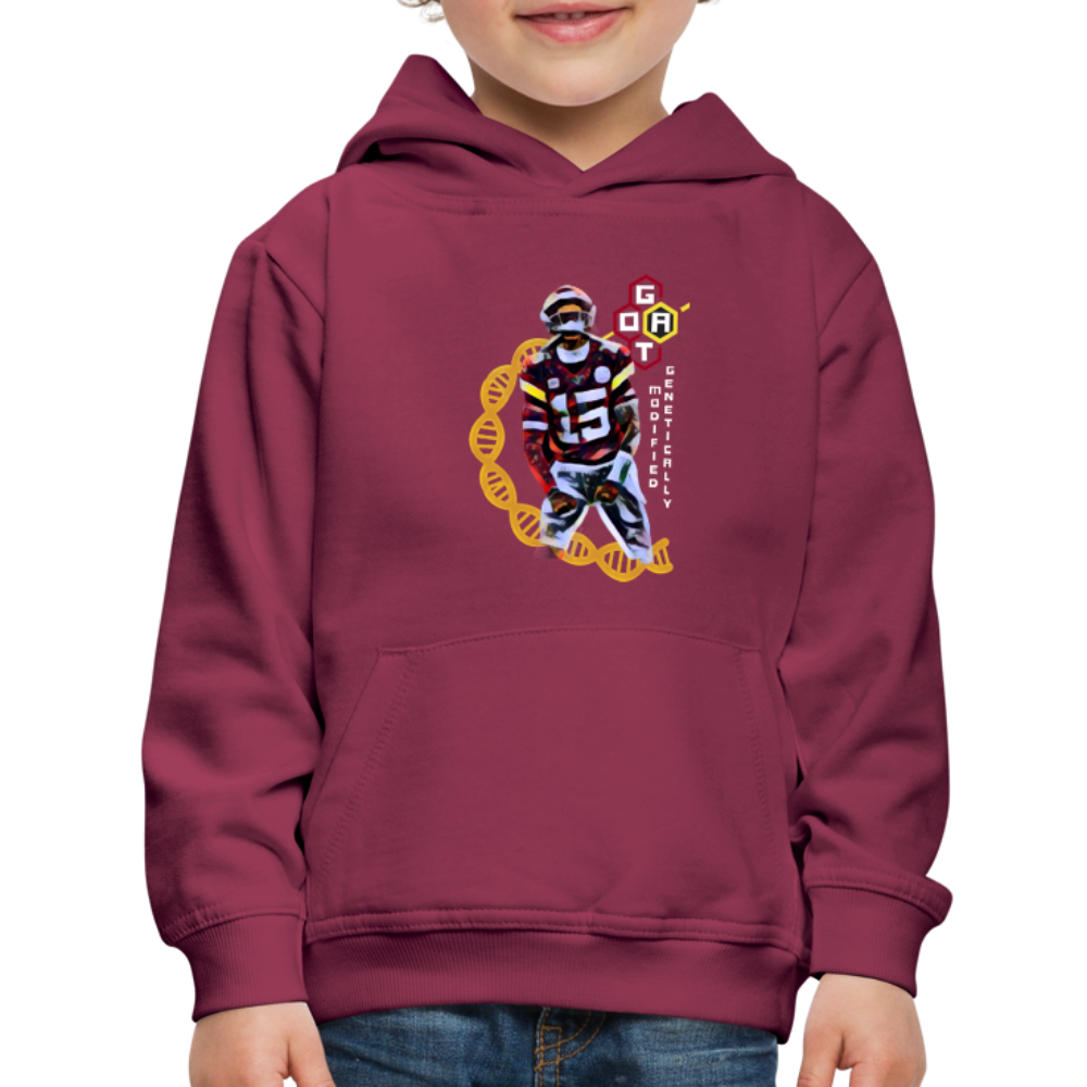 Football GOAT - Kids‘ Premium Hoodie - burgundy