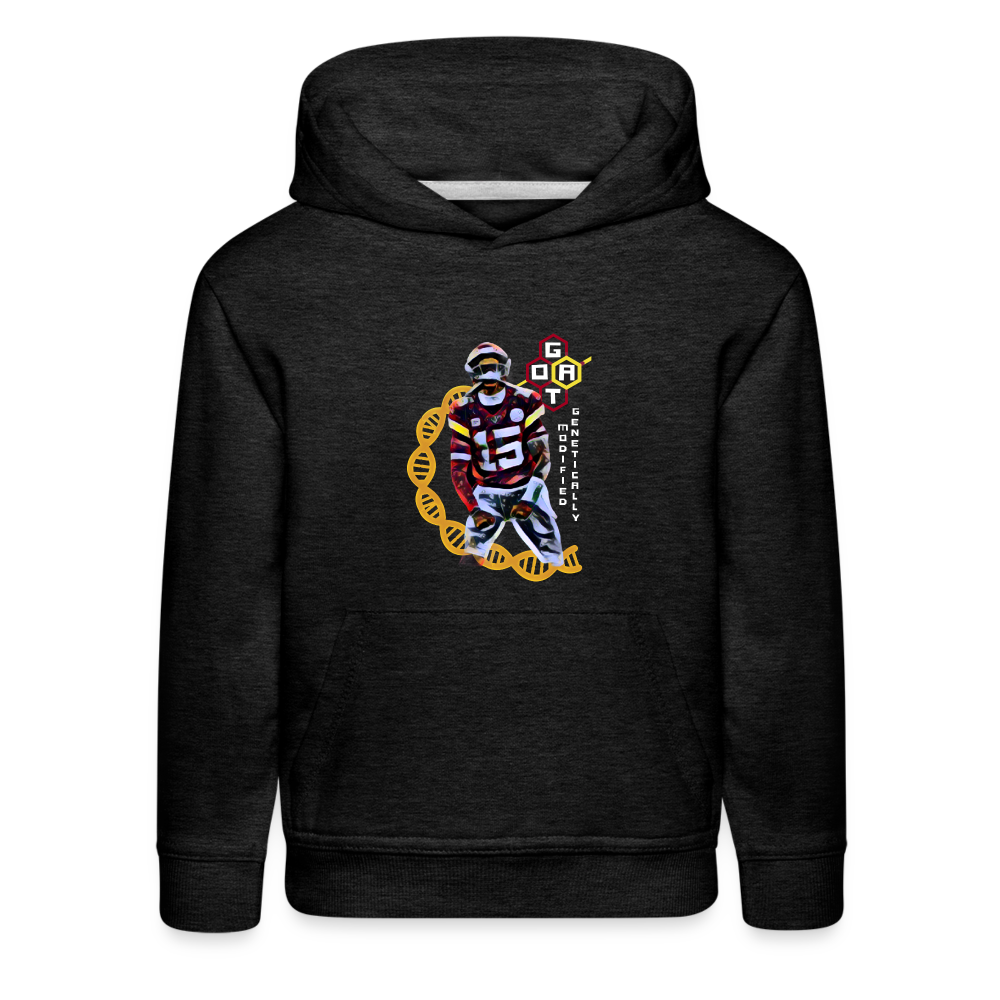 Football GOAT - Kids‘ Premium Hoodie - charcoal grey