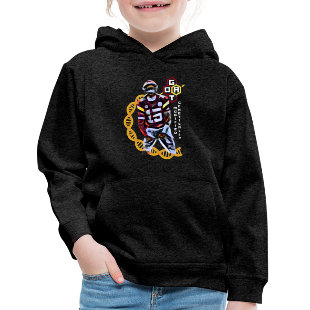 Football GOAT - Kids‘ Premium Hoodie - charcoal grey