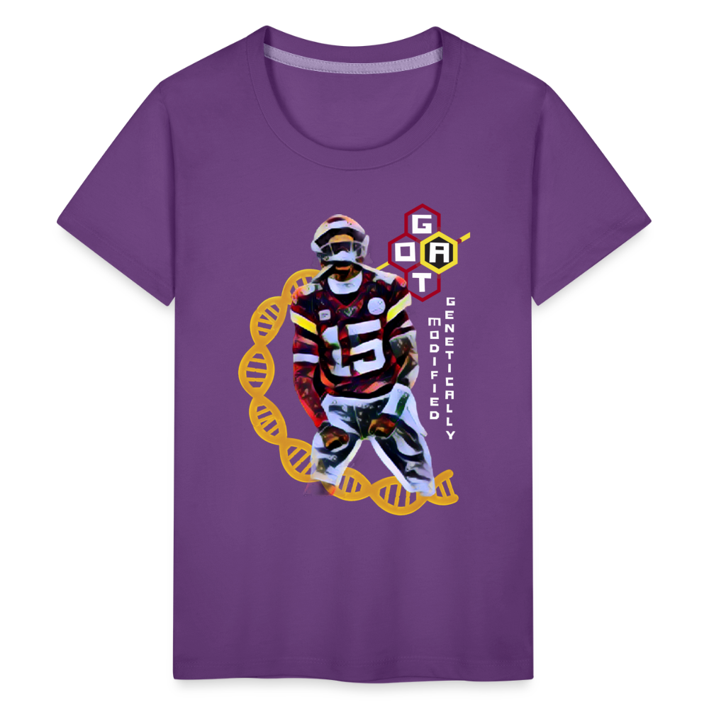 Football GOAT - Kids' Premium T-Shirt - purple