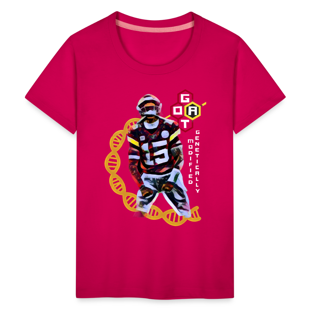 Football GOAT - Kids' Premium T-Shirt - dark pink