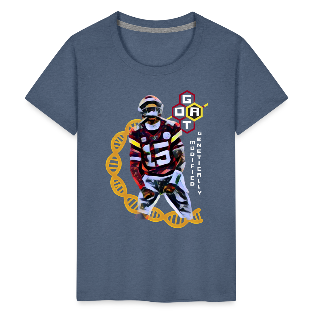 Football GOAT - Kids' Premium T-Shirt - heather blue