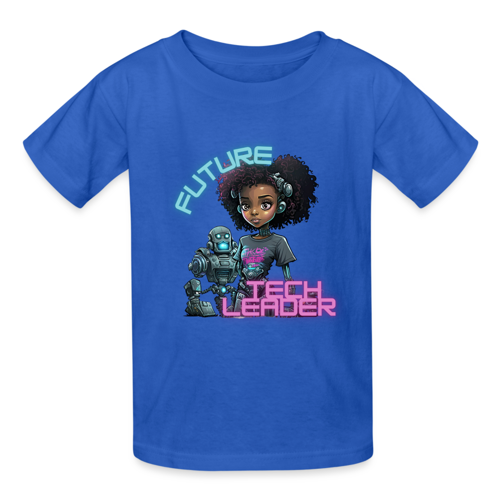 Future Tech Leader - Gildan Ultra Cotton Youth T-Shirt - royal blue