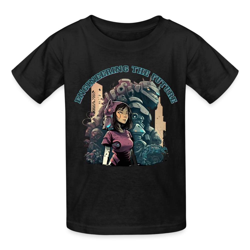 Engineering the Future - Gildan Ultra Cotton Youth T-Shirt - black