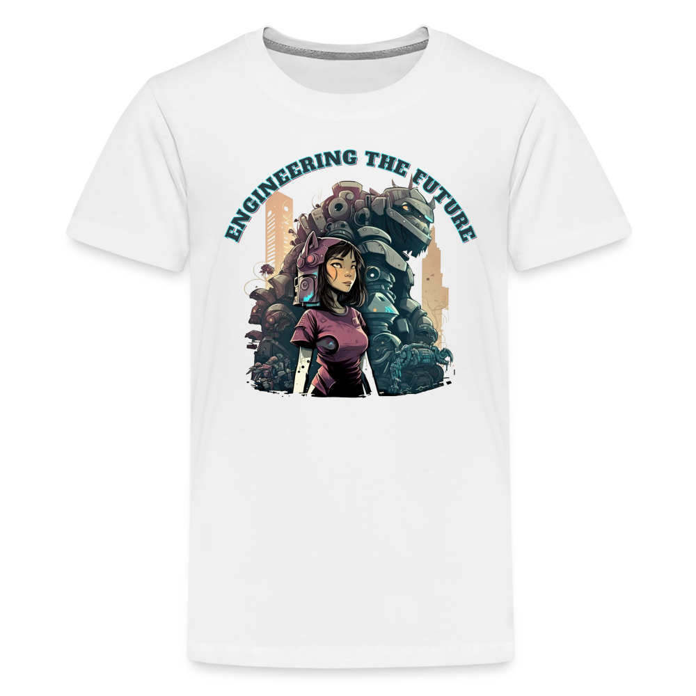 Engineering the Future - Kids' Premium T-Shirt - white