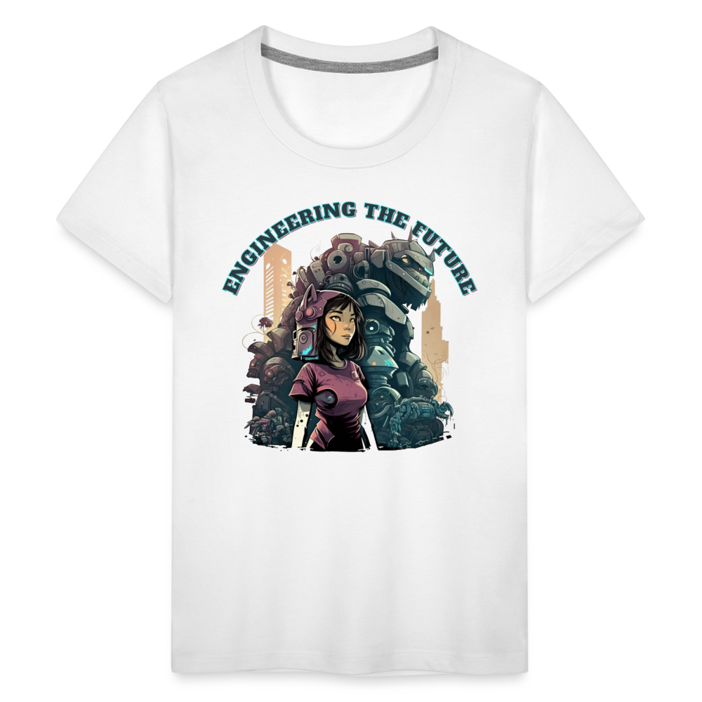 Engineering the Future - Kids' Premium T-Shirt - white