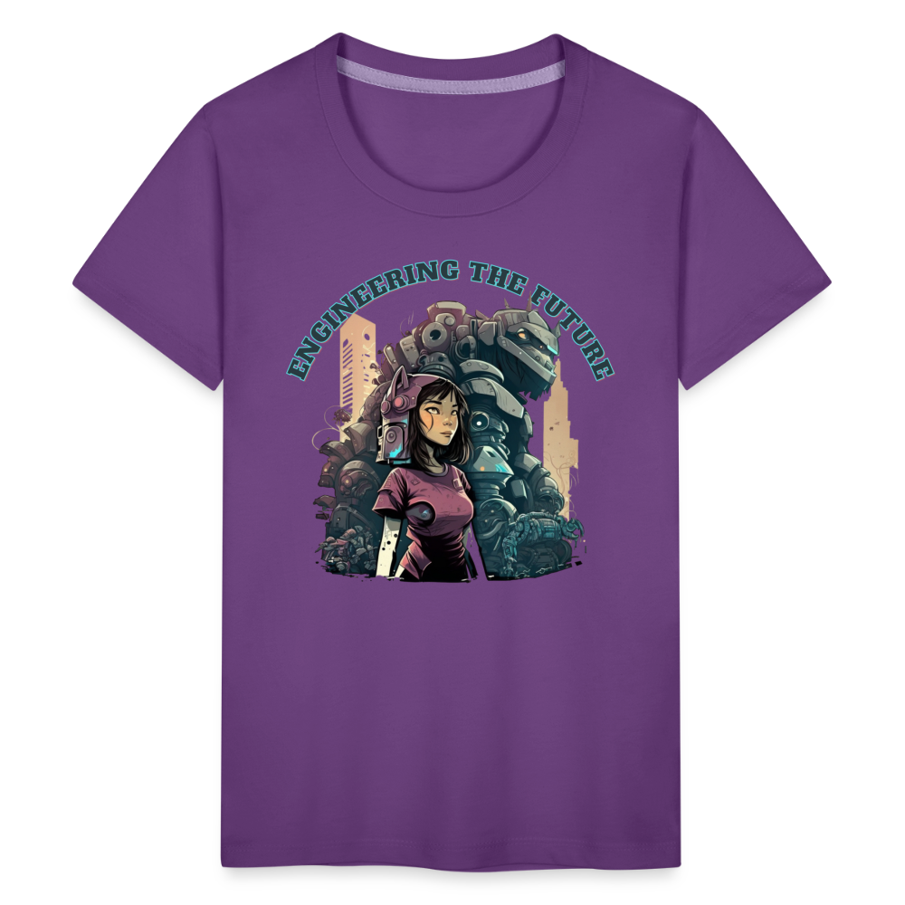 Engineering the Future - Kids' Premium T-Shirt - purple