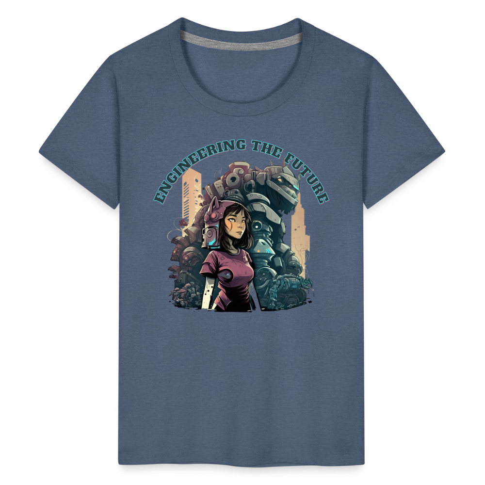 Engineering the Future - Kids' Premium T-Shirt - heather blue