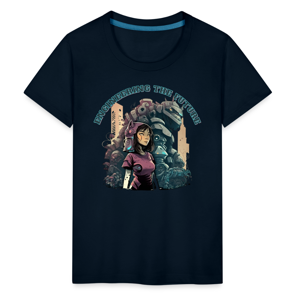 Engineering the Future - Kids' Premium T-Shirt - deep navy