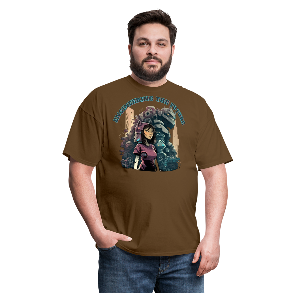 Engineering the Future - Unisex Classic T-Shirt - brown
