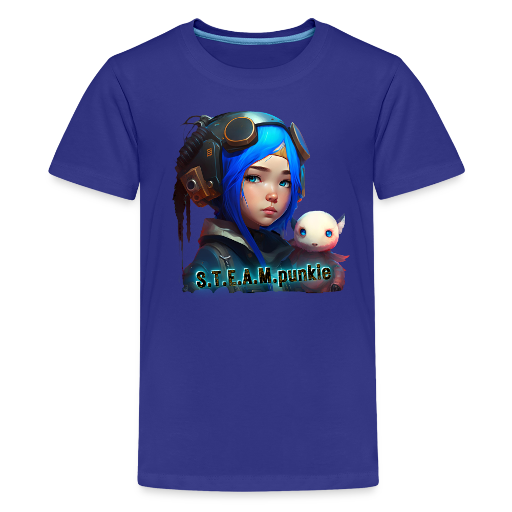 S.T.E.A.M. punkie - Kids' Premium T-Shirt - royal blue