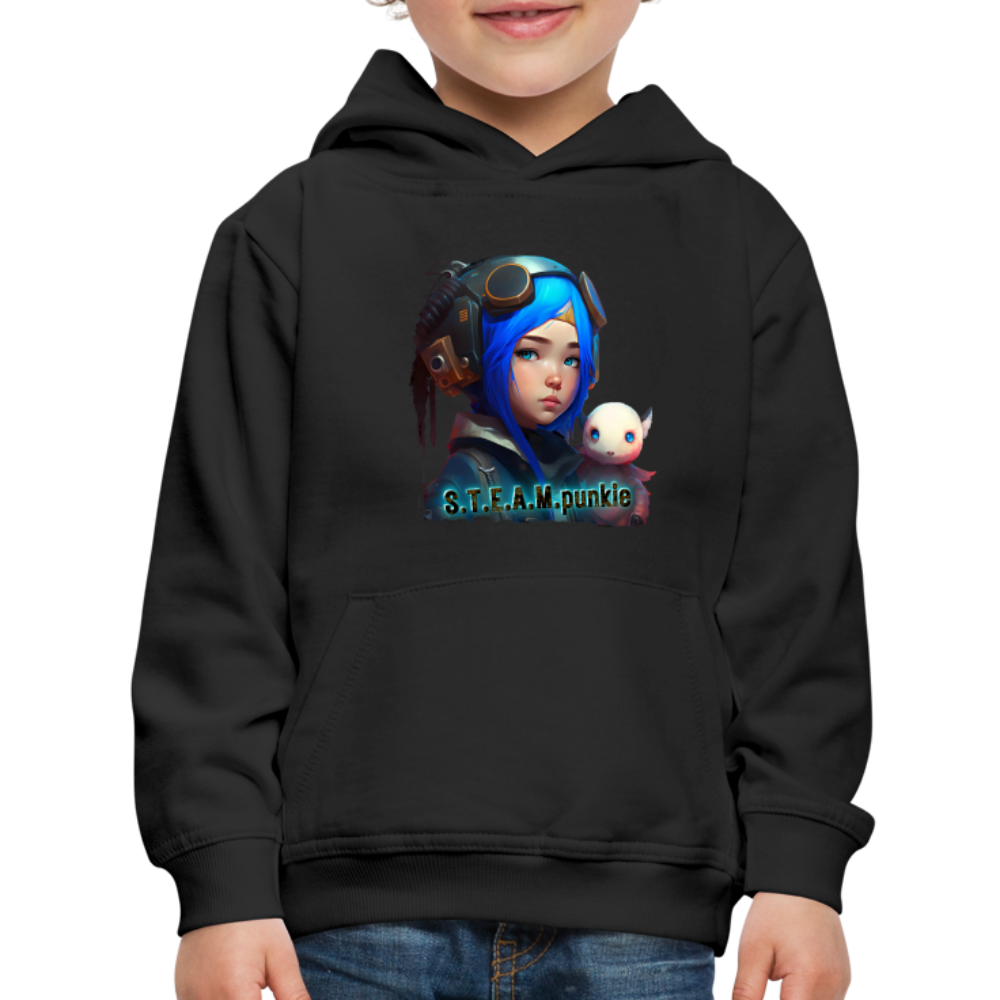 S.T.E.A.M. punkie - Kids‘ Premium Hoodie - black
