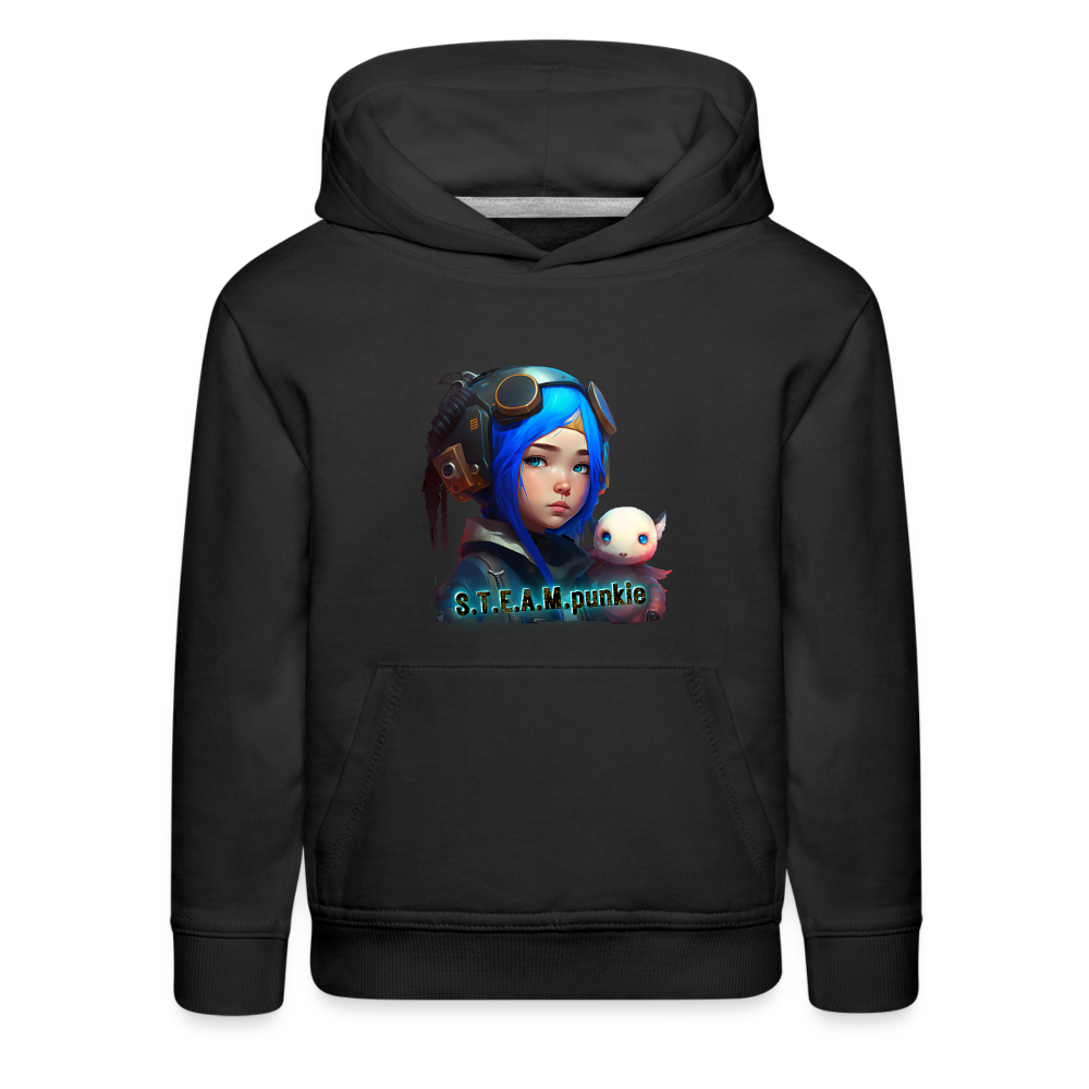 S.T.E.A.M. punkie - Kids‘ Premium Hoodie - black