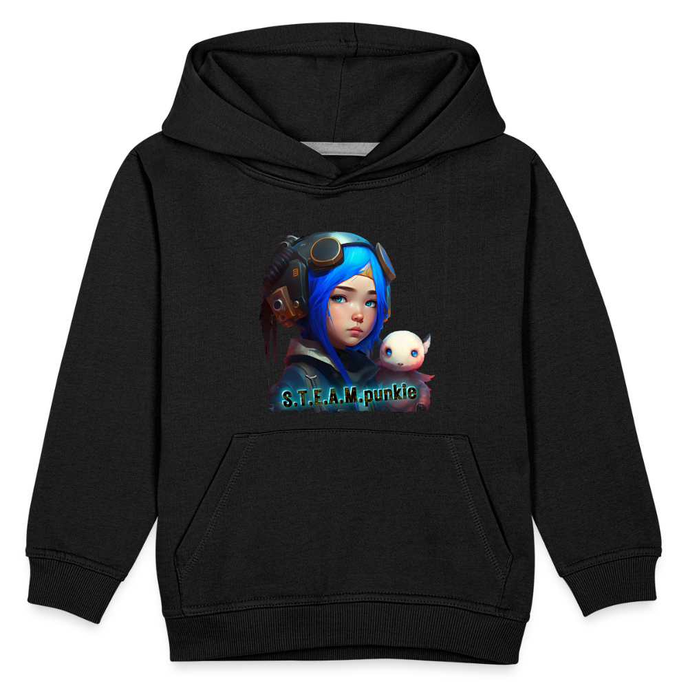 S.T.E.A.M. punkie - Kids‘ Premium Hoodie - black