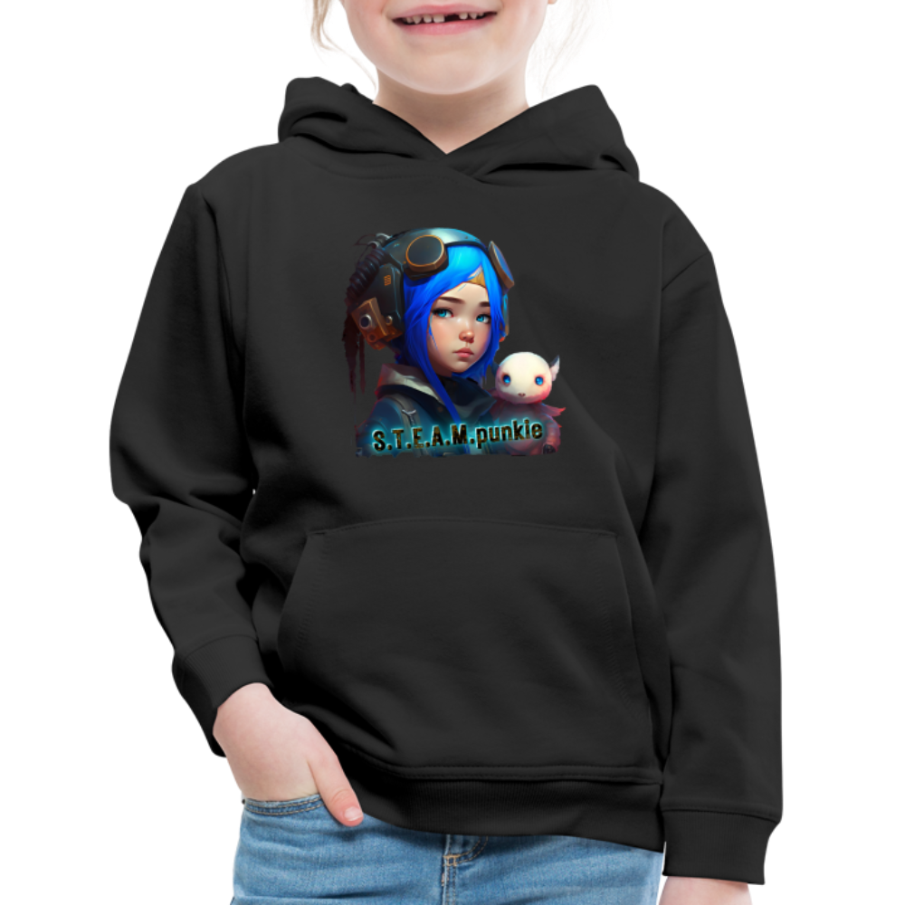 S.T.E.A.M. punkie - Kids‘ Premium Hoodie - black