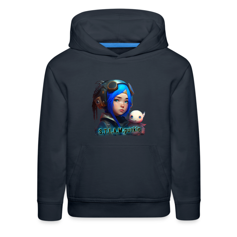 S.T.E.A.M. punkie - Kids‘ Premium Hoodie - navy