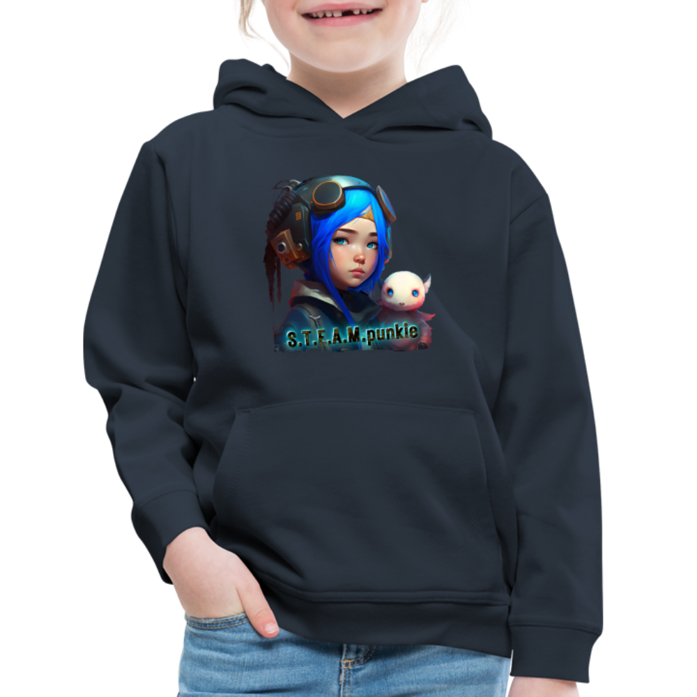 S.T.E.A.M. punkie - Kids‘ Premium Hoodie - navy