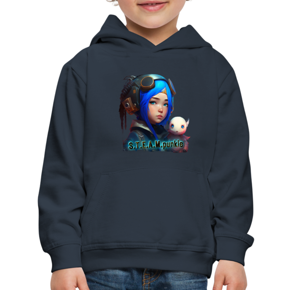 S.T.E.A.M. punkie - Kids‘ Premium Hoodie - navy