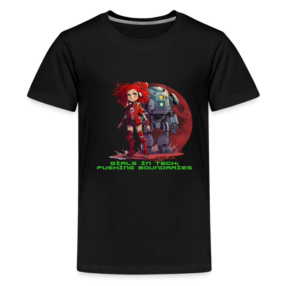 Pushing Boundaries - Kids' Premium T-Shirt - black