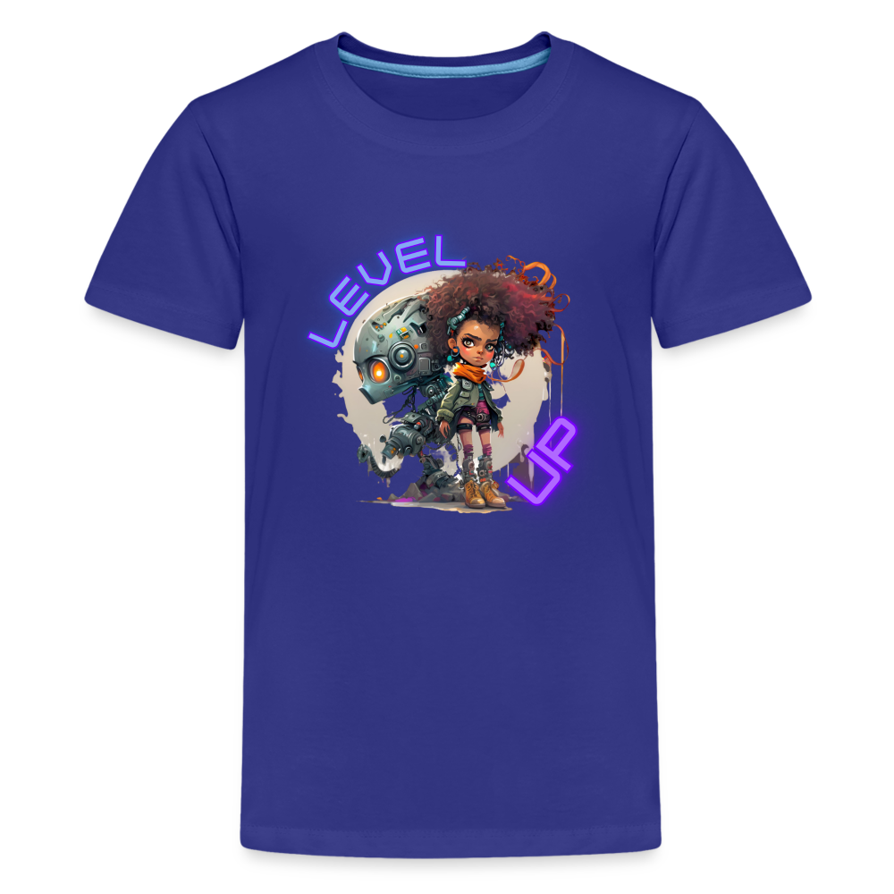 LEVEL UP - Kids' Premium T-Shirt - royal blue