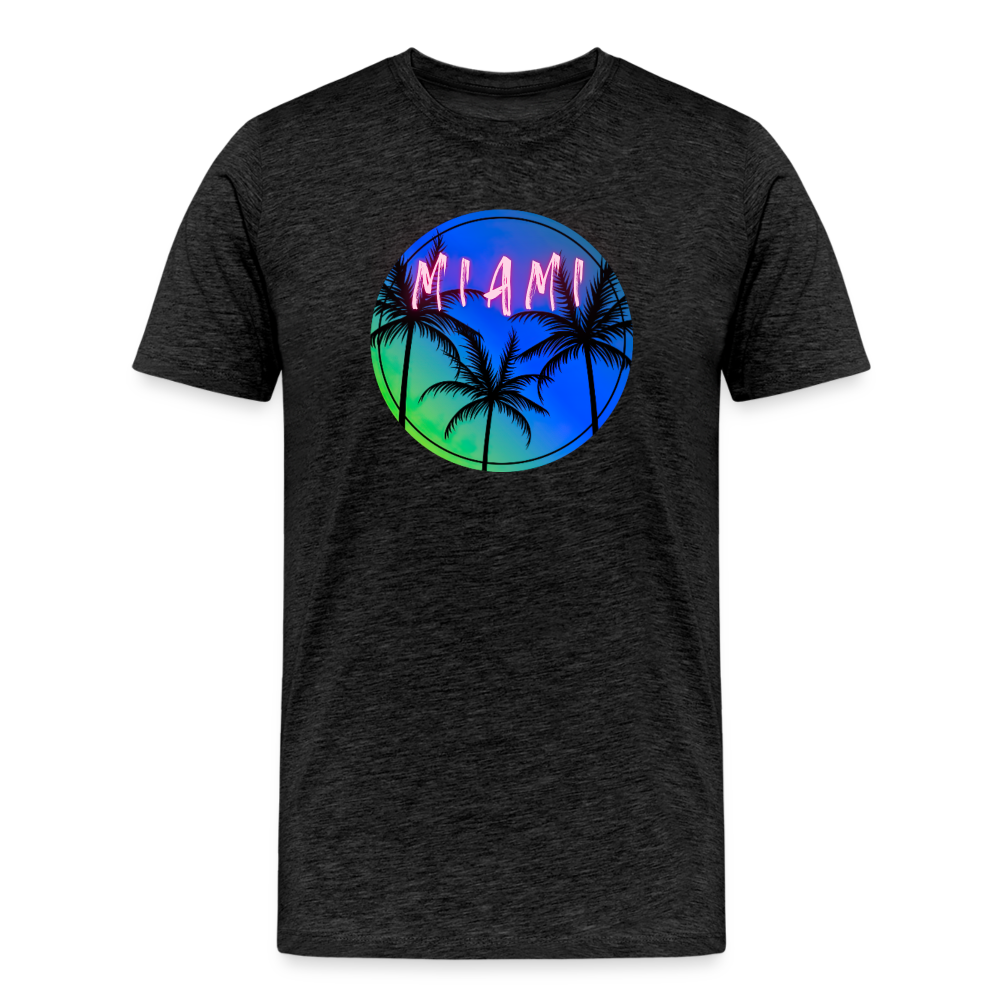 Electric MIAMI - Men's Premium T-Shirt - charcoal grey