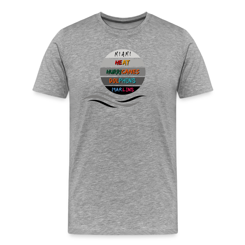 Miami Fanatic - Men's Premium T-Shirt - heather gray