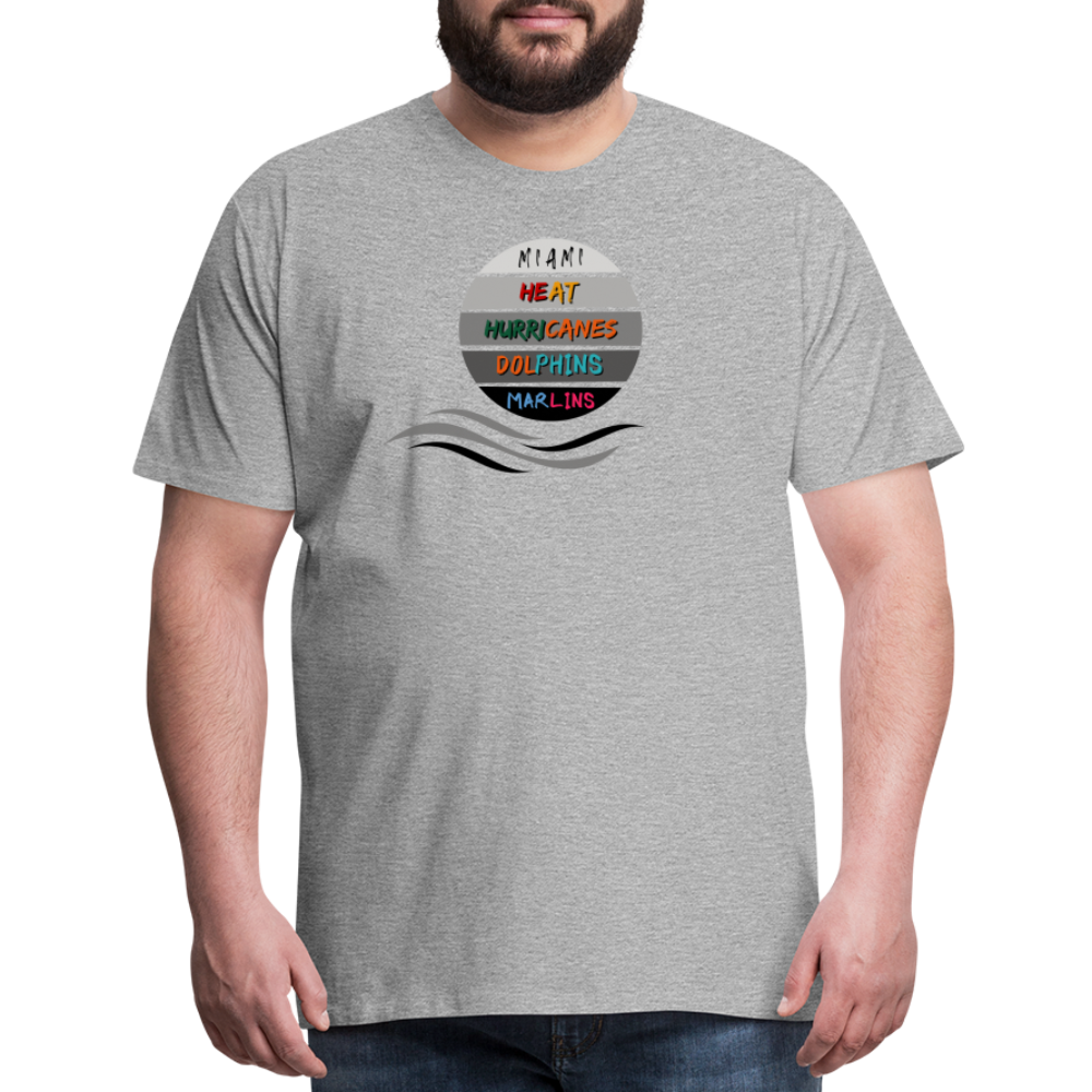 Miami Fanatic - Men's Premium T-Shirt - heather gray