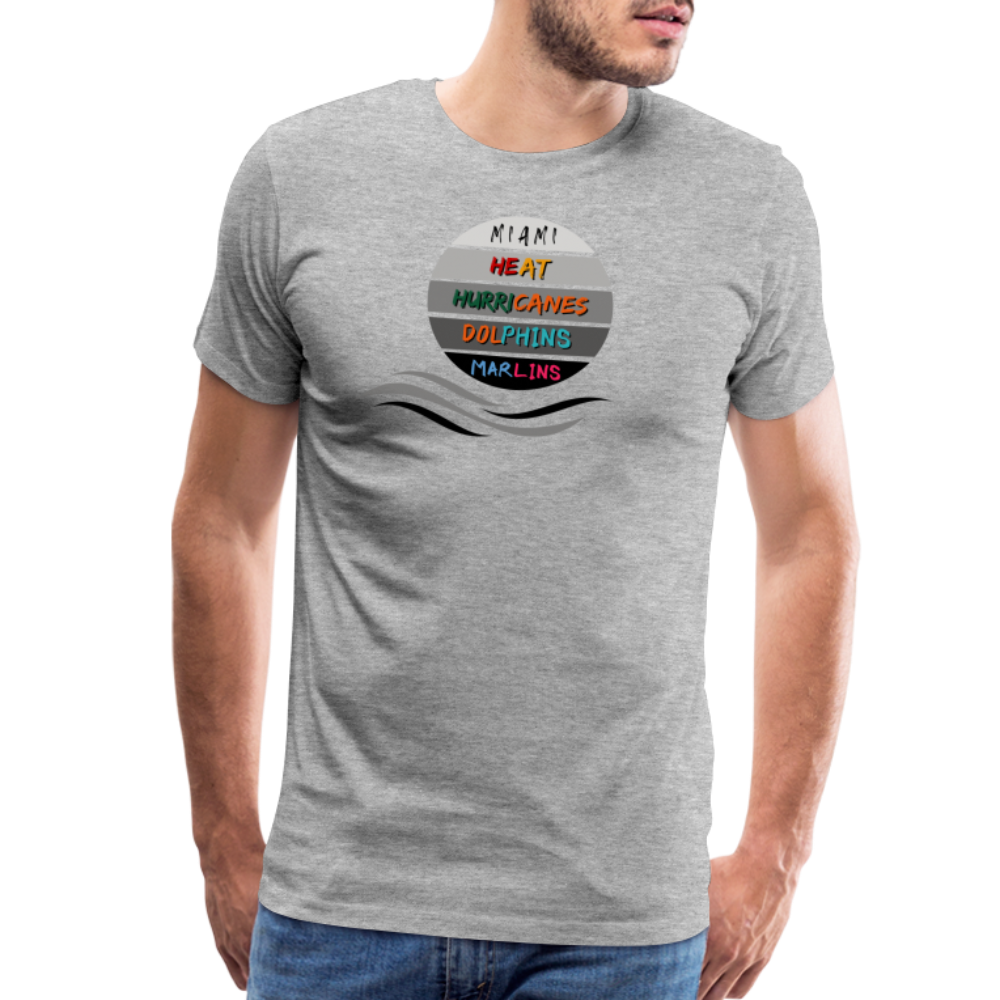 Miami Fanatic - Men's Premium T-Shirt - heather gray