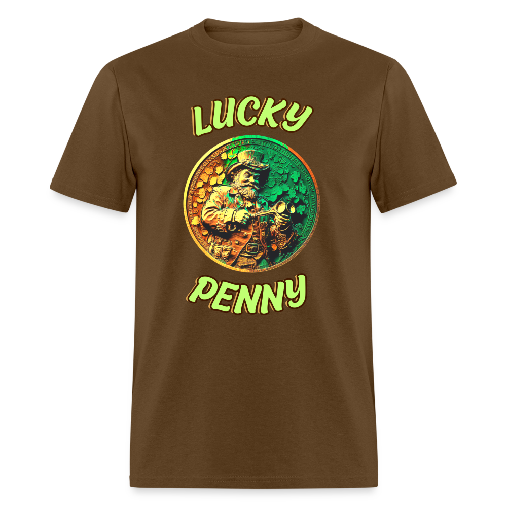 Lucky Irish Penny - Unisex Classic T-Shirt - brown
