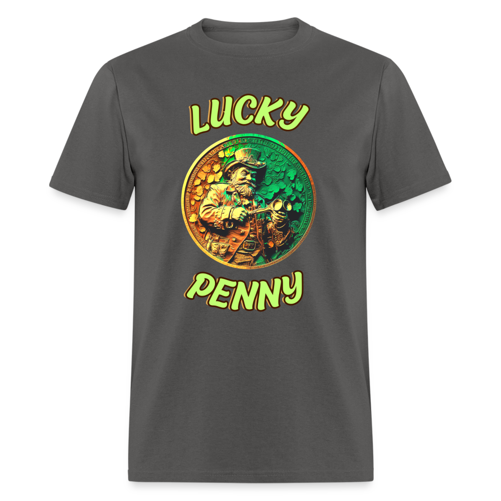 Lucky Irish Penny - Unisex Classic T-Shirt - charcoal