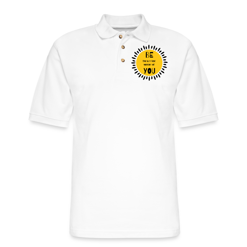 SAMPLE - Men's Pique Polo Shirt - white