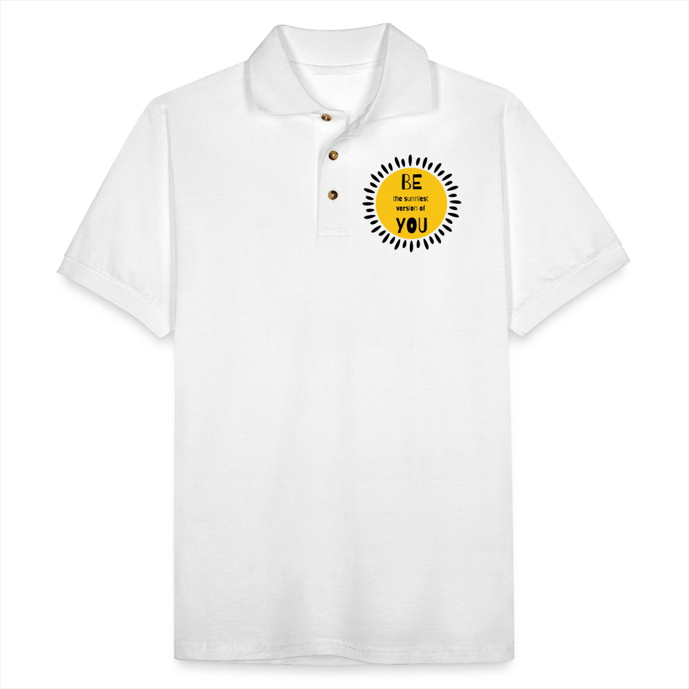 SAMPLE - Men's Pique Polo Shirt - white