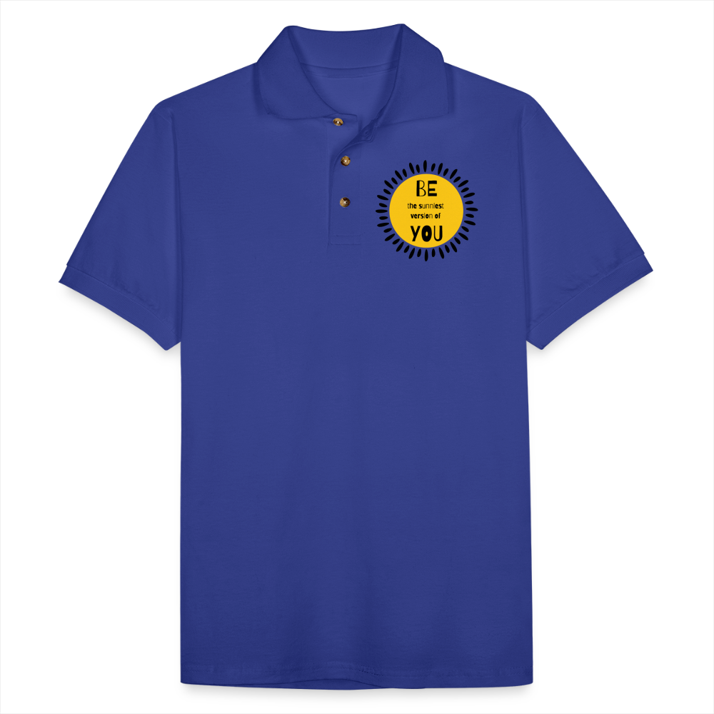 SAMPLE - Men's Pique Polo Shirt - royal blue