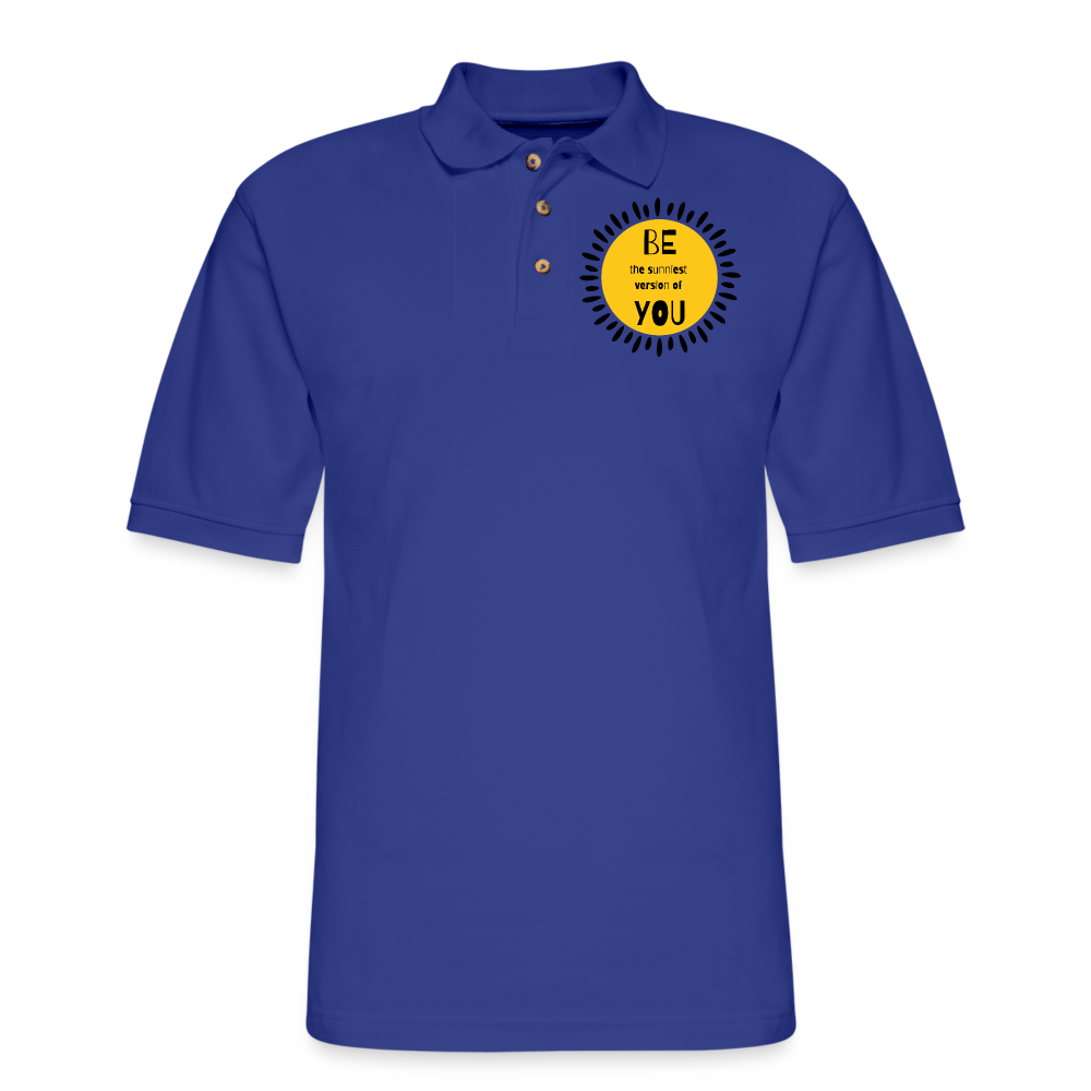 SAMPLE - Men's Pique Polo Shirt - royal blue