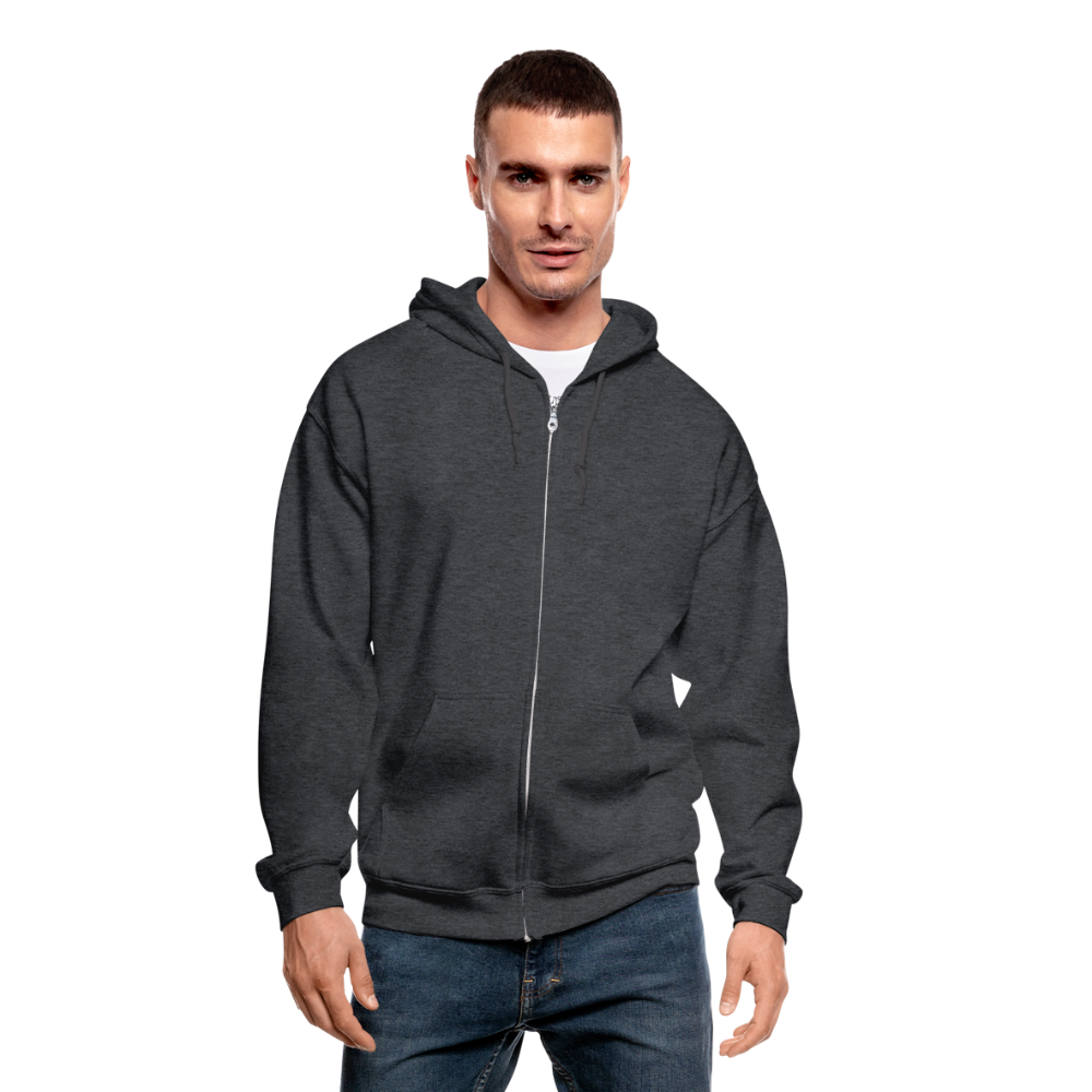 SAMPLE: Gildan Heavy Blend Adult Zip Hoodie - deep heather