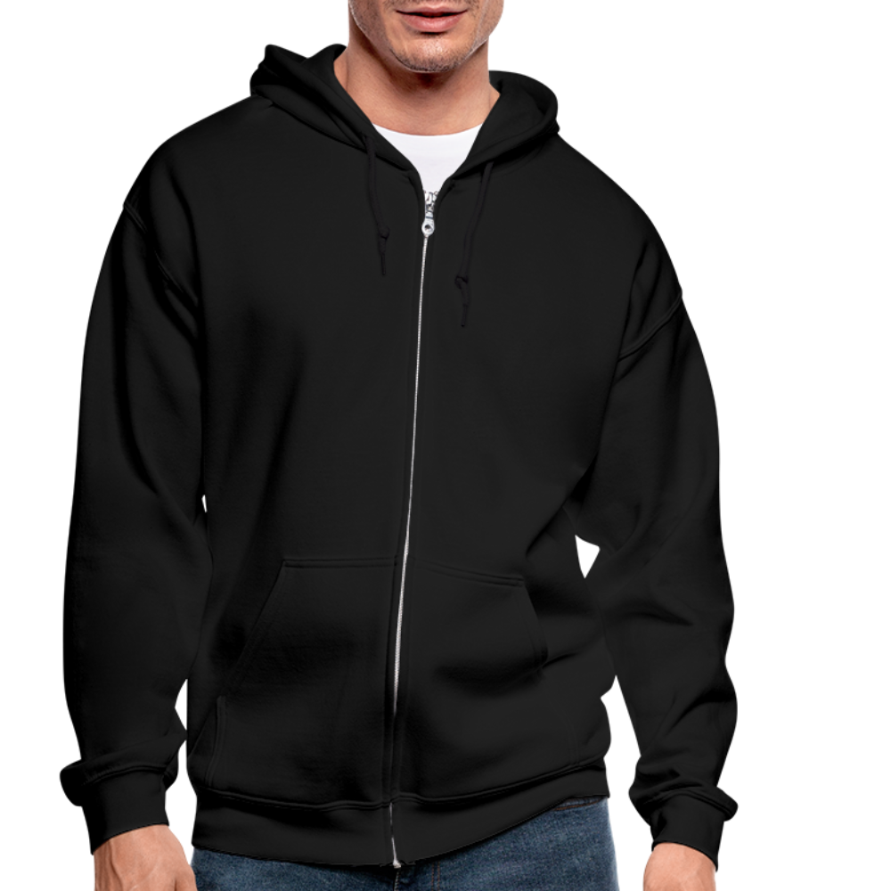 SAMPLE: Gildan Heavy Blend Adult Zip Hoodie - black