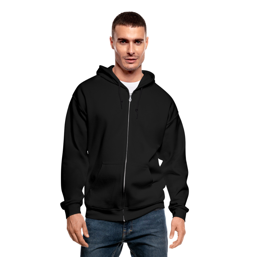 SAMPLE: Gildan Heavy Blend Adult Zip Hoodie - black