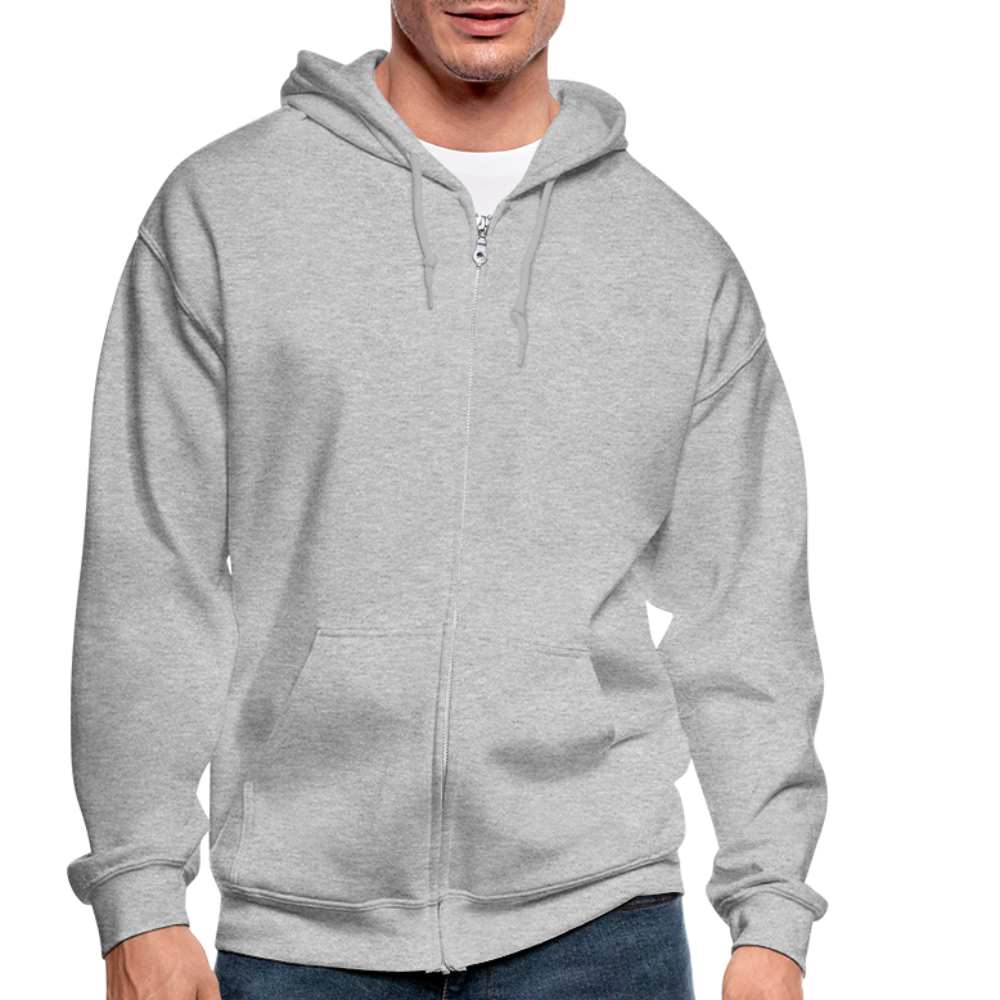 SAMPLE: Gildan Heavy Blend Adult Zip Hoodie - heather gray