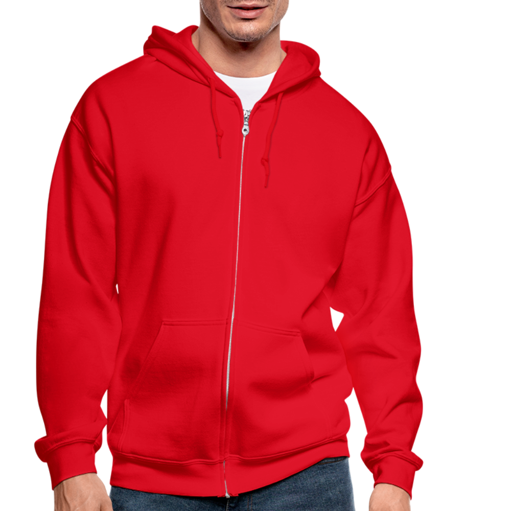 SAMPLE: Gildan Heavy Blend Adult Zip Hoodie - red