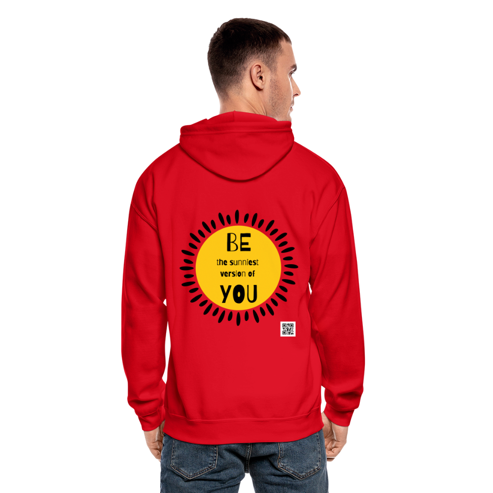 SAMPLE: Gildan Heavy Blend Adult Zip Hoodie - red